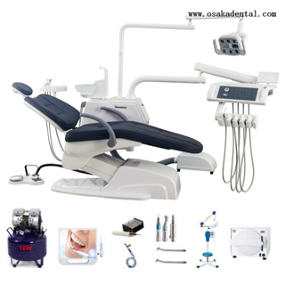 Big Seat Dental Chair Set with Leather 