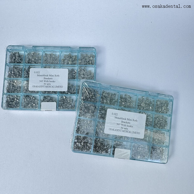 Dental Ortho Monoblock/Bondable Bracket 50set/box