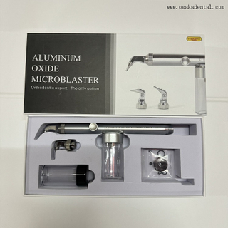 Dental Aluminum Oxide Air Abrasion Master with Brass Handle, Tungsten Steel Nozzle, with Two Nozzles, with Water Cooling OSA-F298-A8
