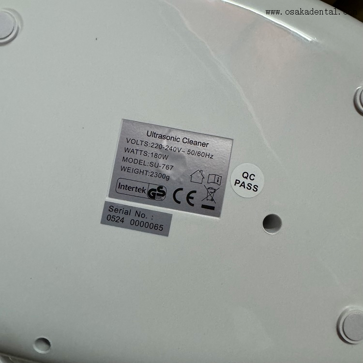 Dental Ultrasonic Cleaner 2.5L