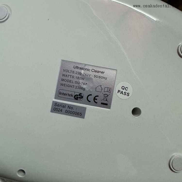 Dental Ultrasonic Cleaner 2.5L