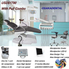 Dental Chair Set with Handpiece Oral Camera Air Compressor Scaler Curing Light