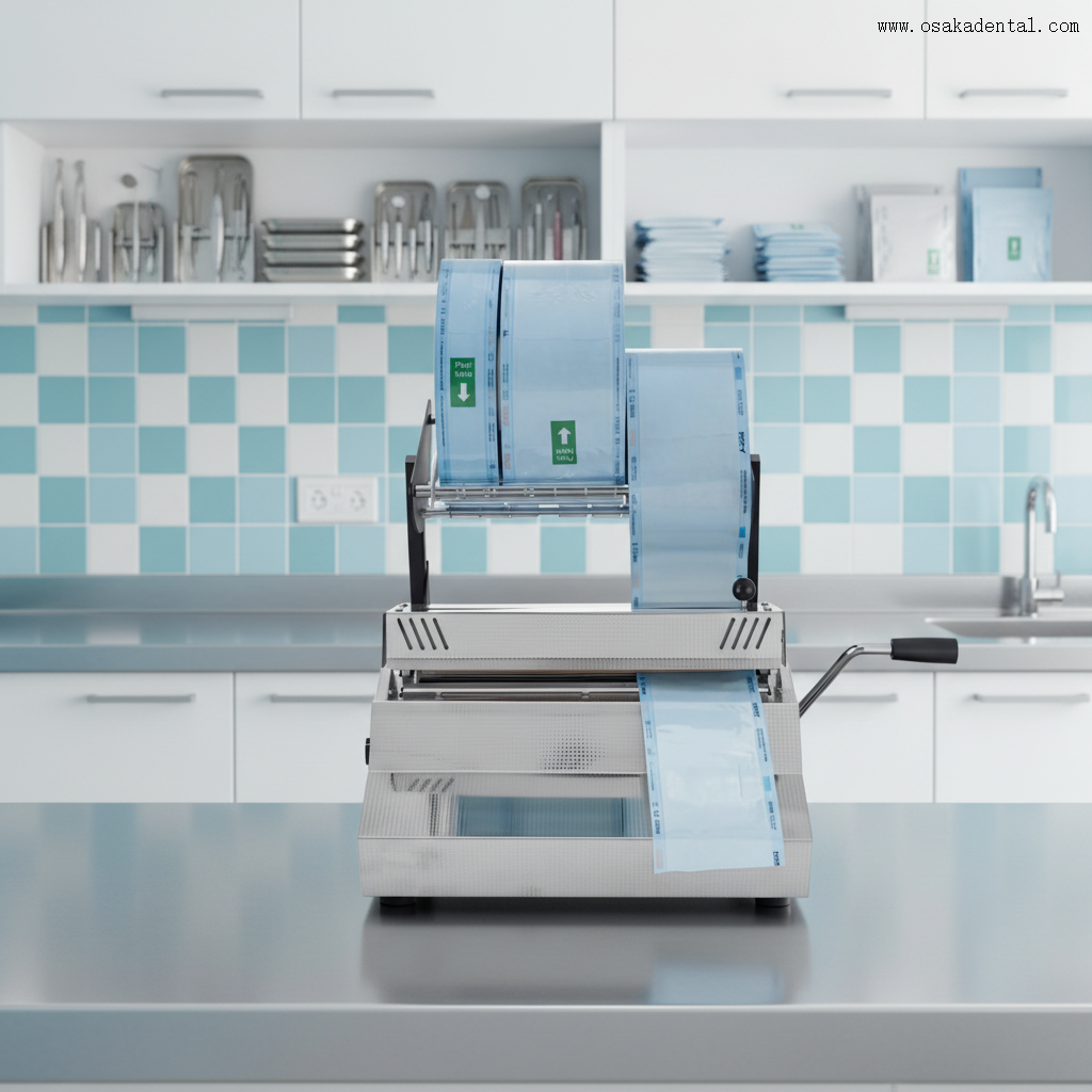 Dental Autoclave Sterilization Pouch Roll Sealer Dental Seal Pouch Sealing Machine Sealing Machine for Dental Clinic