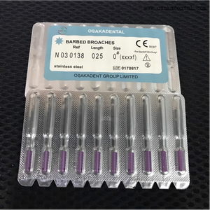 Dental Endodontic File Dental Barbed Broaches for Root Canal Cleaning