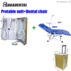 Dental Aluminum Alloy Portable Dental Unit with Trolley And With Air Compressor