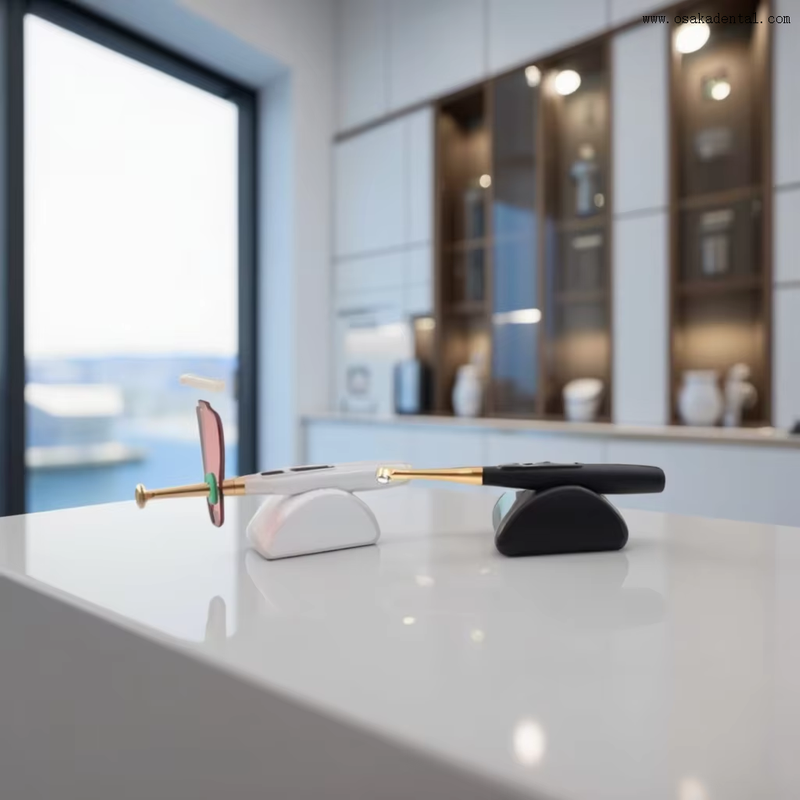 Dental black and white color one second curing light