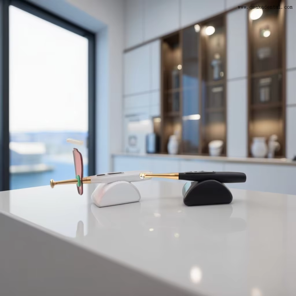 Dental black and white color one second curing light