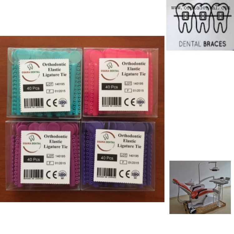 Dental Orthodontic Ligature Tie Non-latex Material 