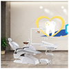 Simple Dental Clinic Chair Unit with Halogen Light for Sale