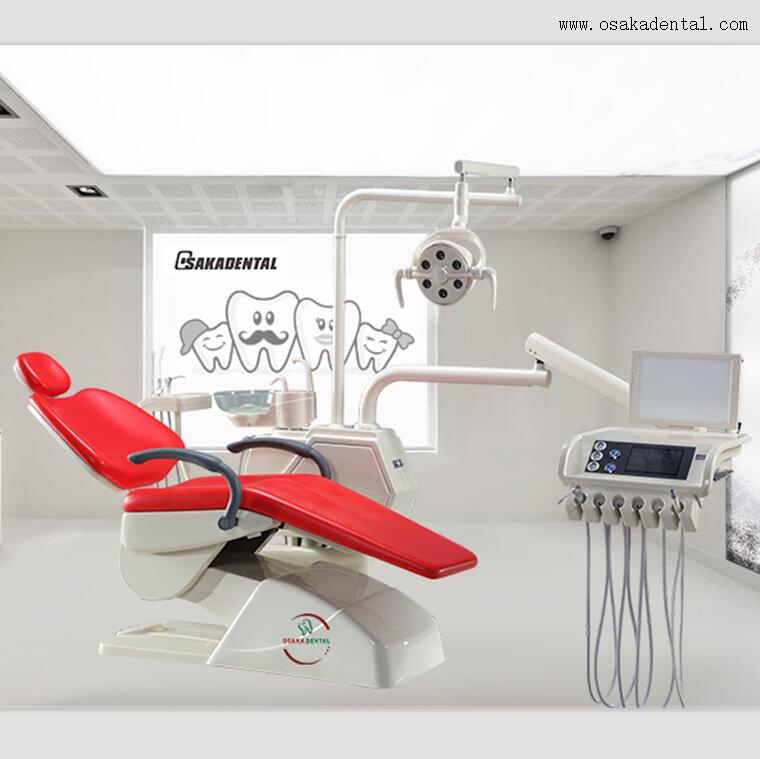 Professional Modern Dental Chair Unit with Dental Stool