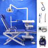 Portable Dental Chair Unit with Mobile Tray and Compressor