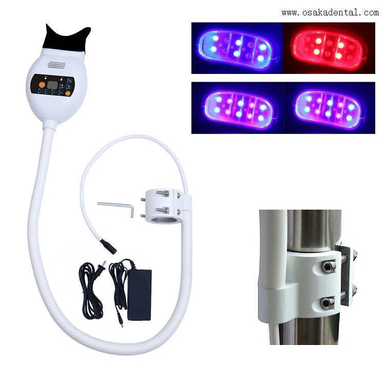 Economic Dental Whitening Unit Install on The Dental Unit Or for Desk Two Type OSA-411A-black