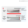 Red ring high speed handpiece LED increasing electric micro motor 1:5 contra angle handpiece
