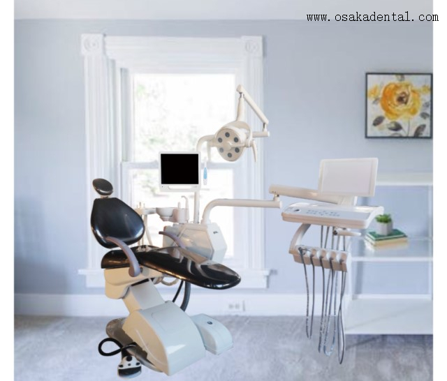 Dental chair with monitor