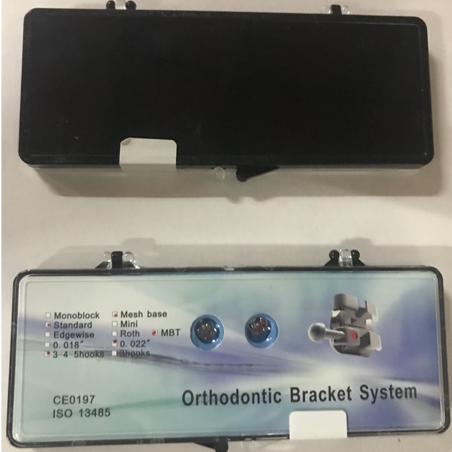 Dental Metal Orthodontic Bracket with Molar Buccal Tube Full Set