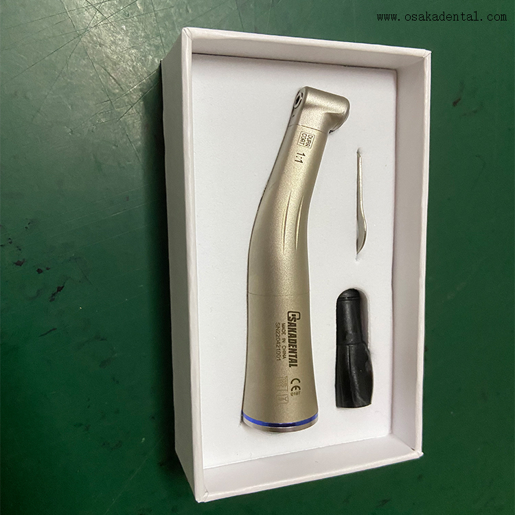 Dental Handpiece 1:1 Inner Water Spray Contra Angle 
