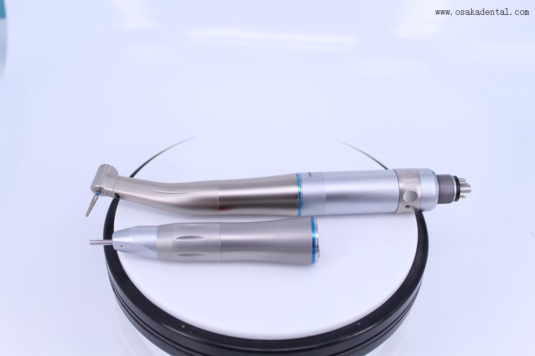 Internal Fiber Optic Low Speed Set Compatible with NSK Stainless Body A+ Quality Dental Turbine Dental Low Speed Handpiece Air Motor Contra Angle Straight Handpiece Set