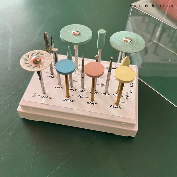 High Quality Grinding And Polishing Burs Kit for Zirconia 3A11