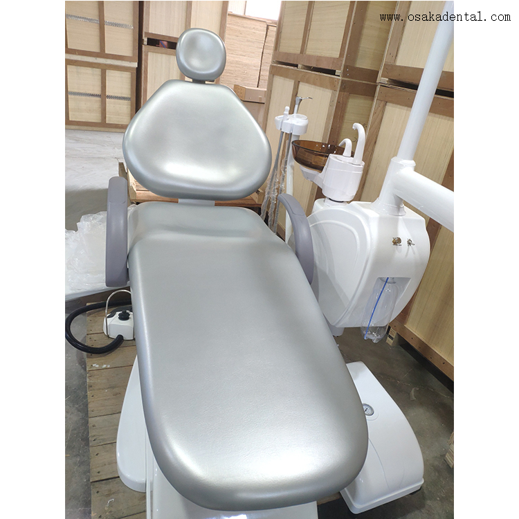 Dental chair with top mounted instrument tray with good quality dental handpiece