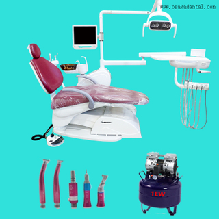 Dental Chair with Oral camera and 17 inches monitor and Dental handpiece