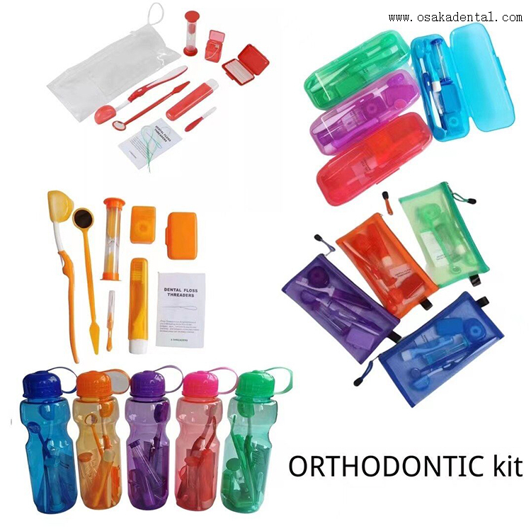 Dental Disposable Orthodontics Kit with 8 Accessories