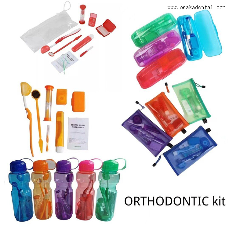 Dental Disposable Orthodontics Kit with 8 Accessories