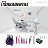 Dental Chair with Dental air compressor and dental handpiece and dental LED scaler and dental curing light