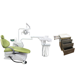 Dental Chair Unit with Mobile Cabinet for Implant Machine and Scaler