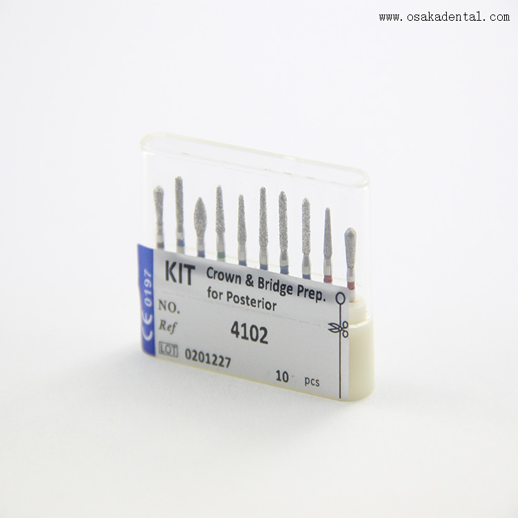 Dental Crown& Bridge Preparation Burs Set