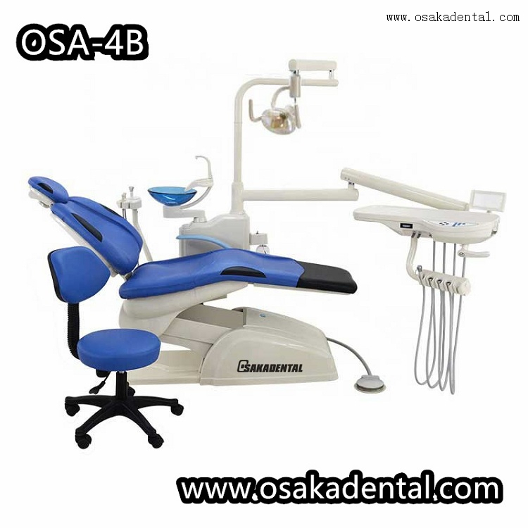 Yellow colour Dental Chair with ultrasonic scaler