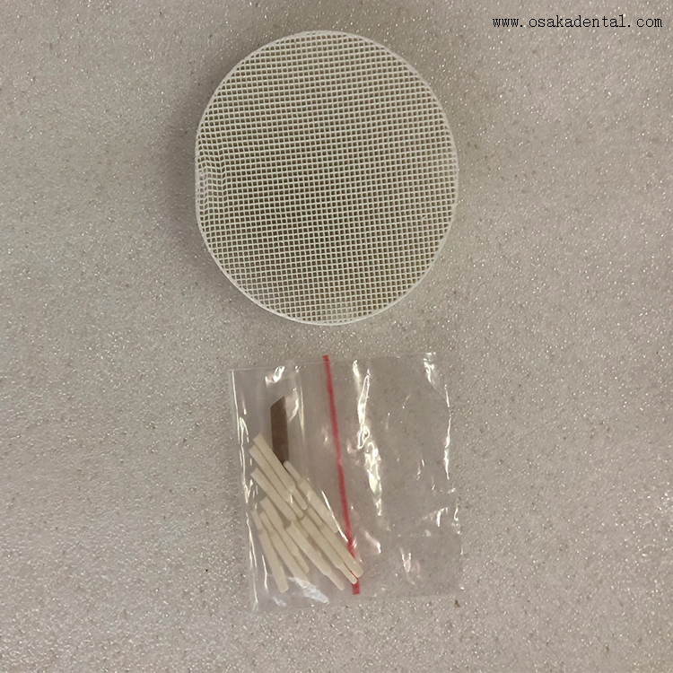 Dental Laboratory Materials Honeycomb Firing Round Tray with Pins