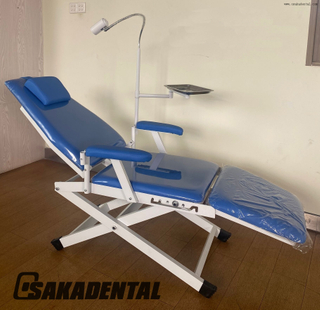 Folding Portable Dental Chair with LED Light