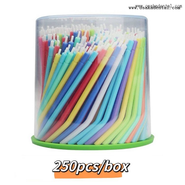 Dental Disposable Material Colorful Syringe Tips Bottle Package HC-SS06