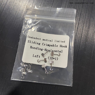 Dental Orthodontic Sliding Crimpable Hook Bonding-Horizontal