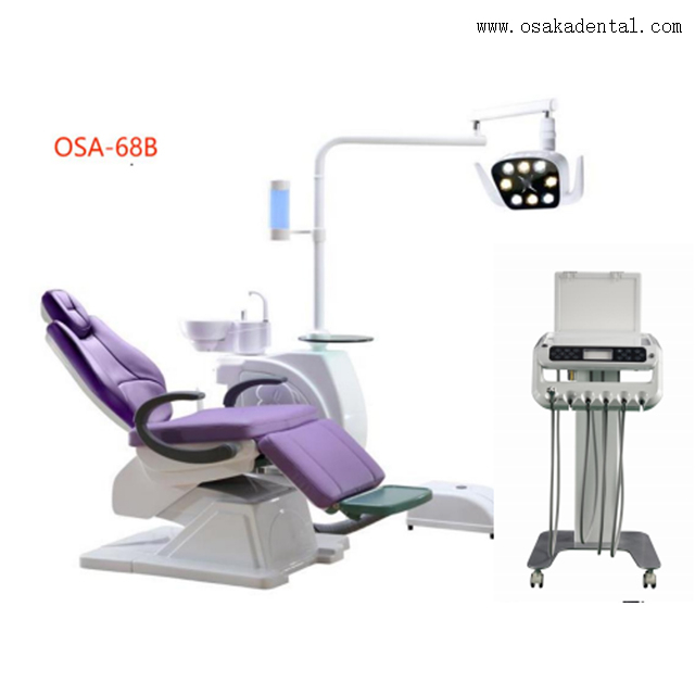 High class dental chair unit from osaka dental company with dental alginate impression material