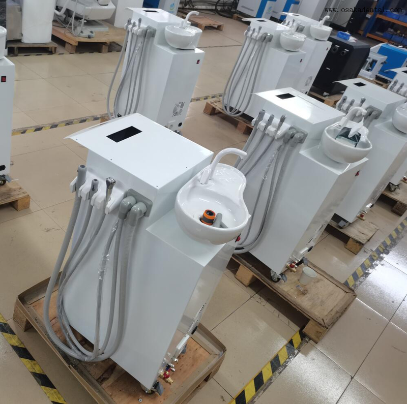 Mobile Cart for Dental Clinic Use with Spitton And Handpiece