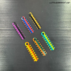 Double Color Dental Orthodontic Ligature Tie OSA-F729-S1-D