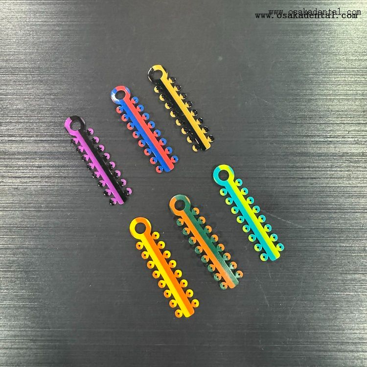 Double Color Dental Orthodontic Ligature Tie OSA-F729-S1-D
