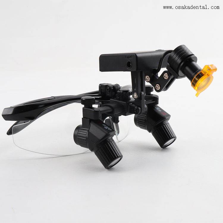 Dental Loupes Dental Corner Magnifying Lens Light Set