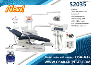 High lever Dental Unit Set with Full Option Luxury dental unit For Dental Clinic OSA-A3+