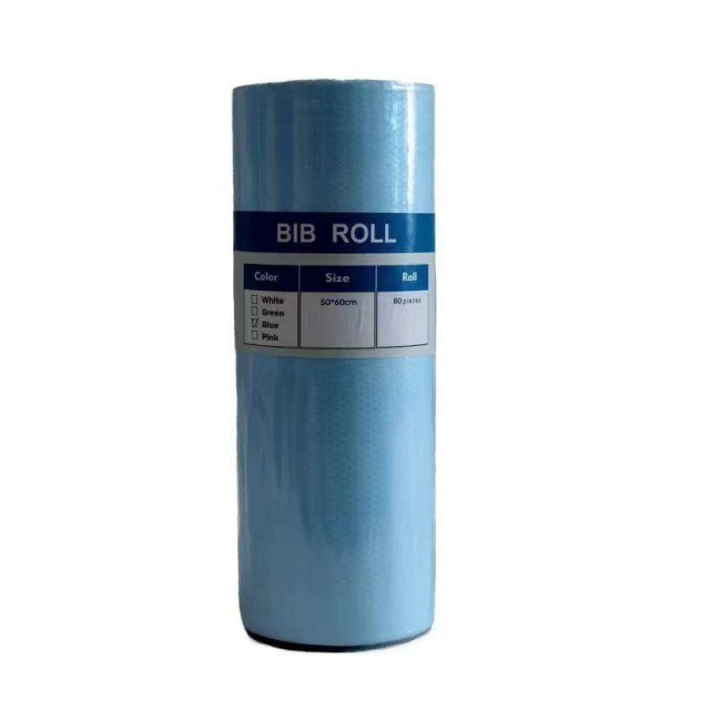 Dental Bibs Roll with Tie