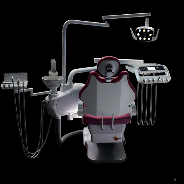 Comfortable Leather Dental Chair Lamp for dental clinic with dental impression alginate material