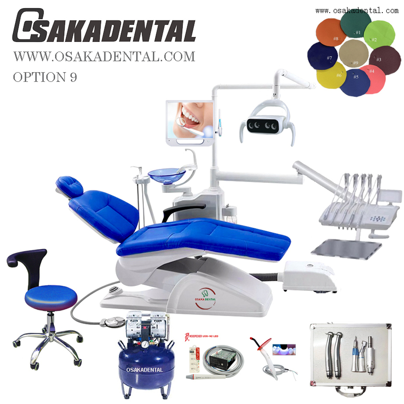 Cheap economic dental unit uphang type set with full option 