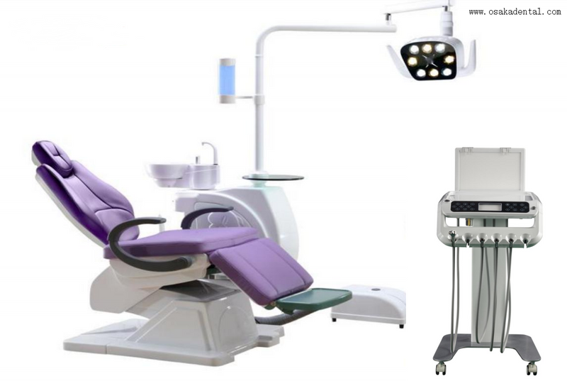 Luxury Fashion Dental Unit for Dentist Clinic With Rotating Sidebox