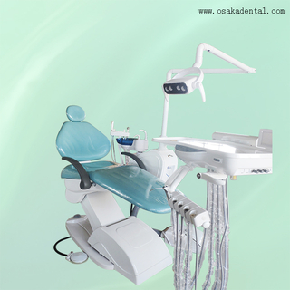 Dental chair with dental highspeed handpiece and dental low speed handpeice
