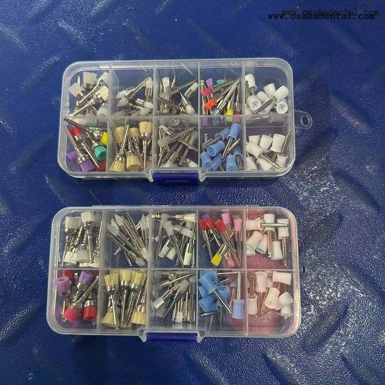 Dental Prophy Brush Set Assorted of 100pcs/box PB-Set2