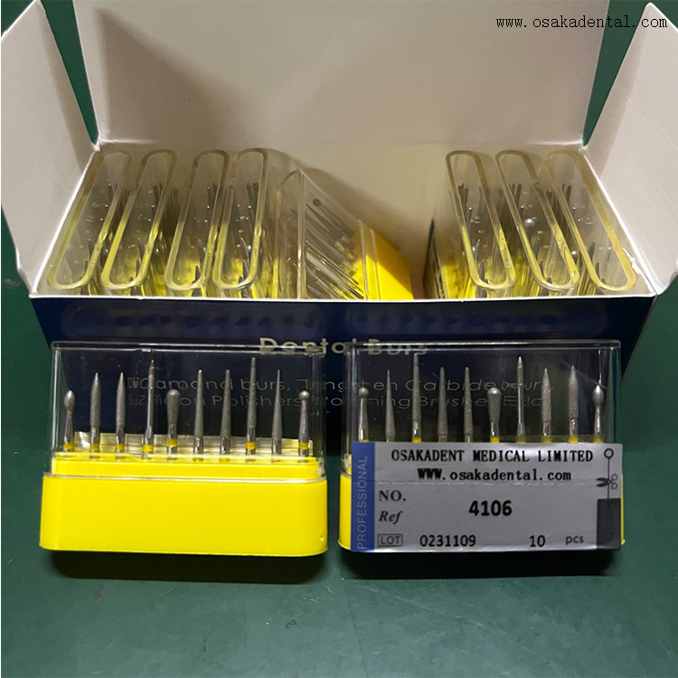 Dental High Speed Handpiece Diamond Burs