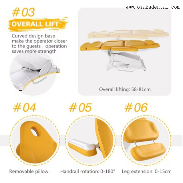 Medical Examination Chair Facial Beauty Spa Bed and Chair
