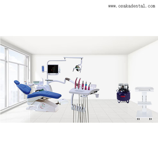 High Class Dental Chair With oral camera and 17 inches monitor and air compressor