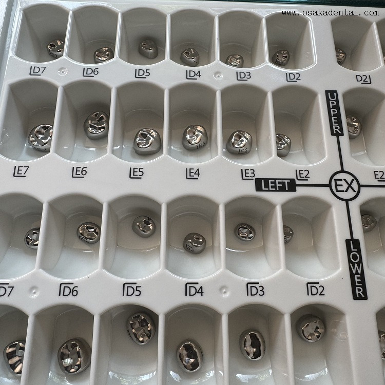 Dental Stainless Steel Kids Crown 48pcs/box